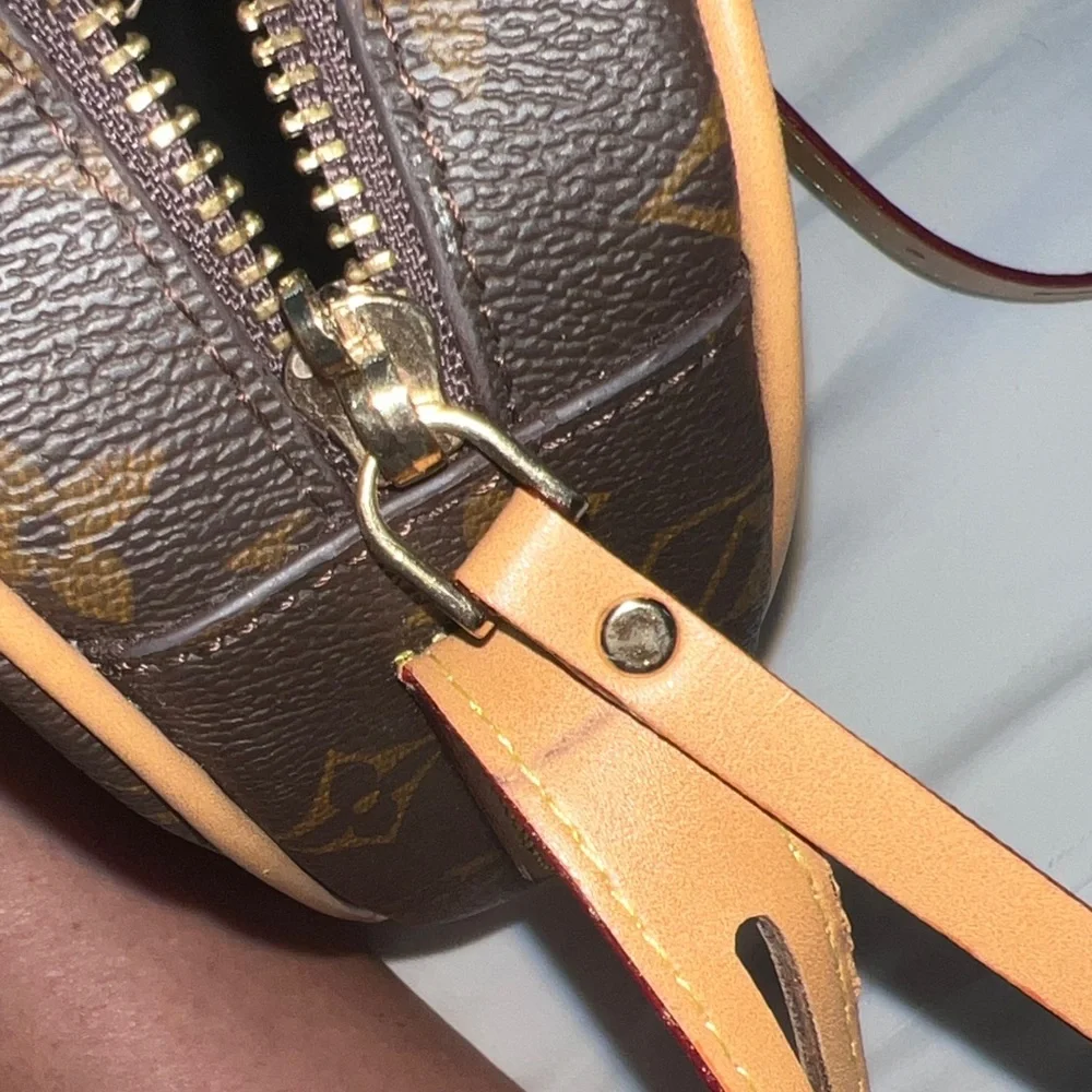Louis Vuitton Heart-Shaped Monogram Crossbody Bag with Red Accent - Picture 10 of 17